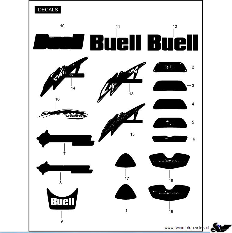 TWIN Motorcycles - Buell parts